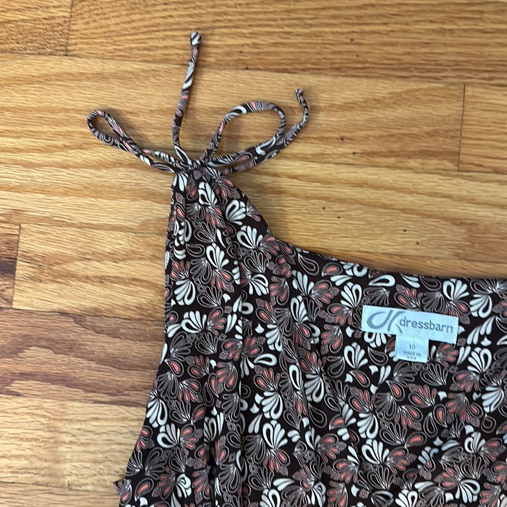 🌺 Dress Barn Aline Dress Sz 10 - Picture 8 of 10